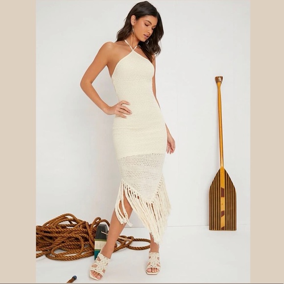 Tie Backless Dress - Picture 5 of 11